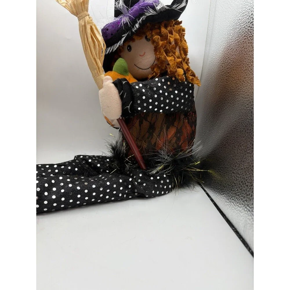 Avon Susie Fiber Optic Witch Halloween Plush Decor 2007 w/ Box Tested